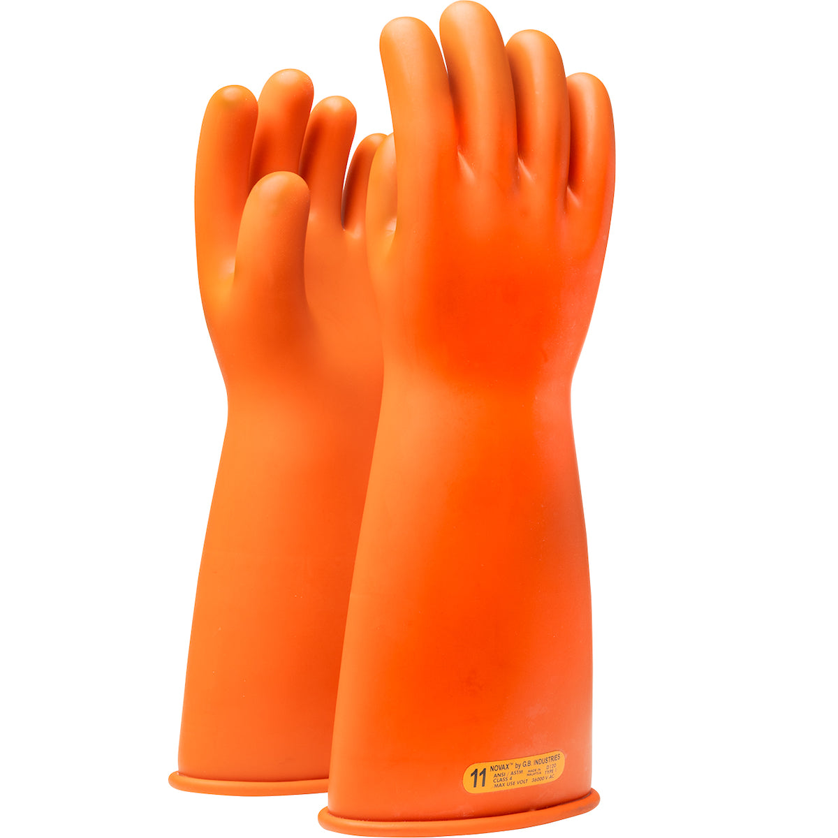 0147-4-18 NOVAX INSULATING GLOVE, CLASS 4, 18 IN., ORANGE, STRAIGHT CUFF