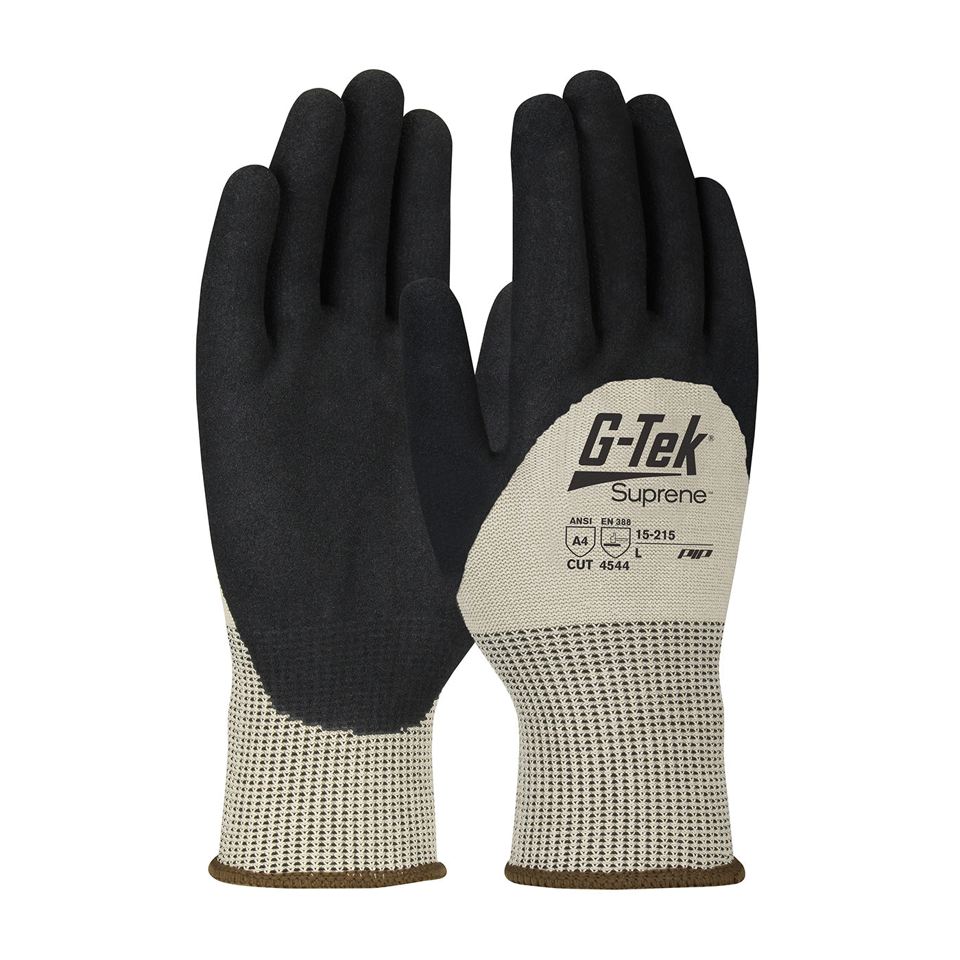15-215 Seamless Knit Suprene™ Blended Glove with Nitrile Coated MicroSurface Grip on Palm, Fingers & Knuckles