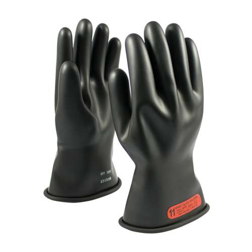 150-0-11 Class 0 Rubber Insulating Glove with Straight Cuff - 11"