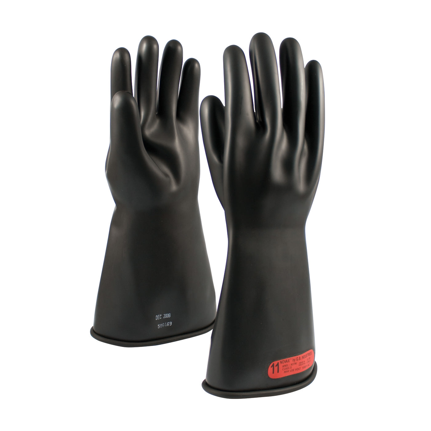 150-0-14 Class 0 Rubber Insulating Glove with Straight Cuff - 14"