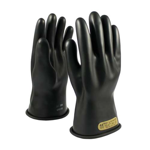 150-00-11 Class 00 Rubber Insulating Glove with Straight Cuff - 11"