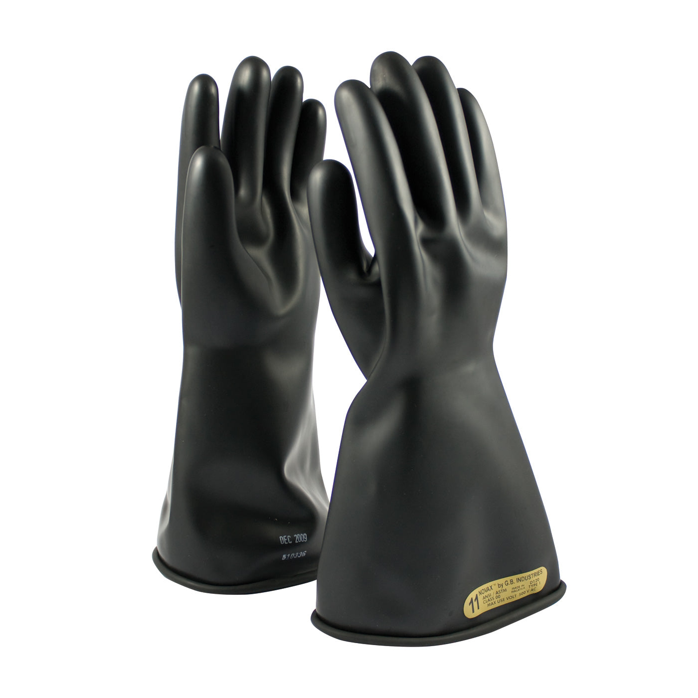 150-00-14 Class 00 Rubber Insulating Glove with Straight Cuff - 14"
