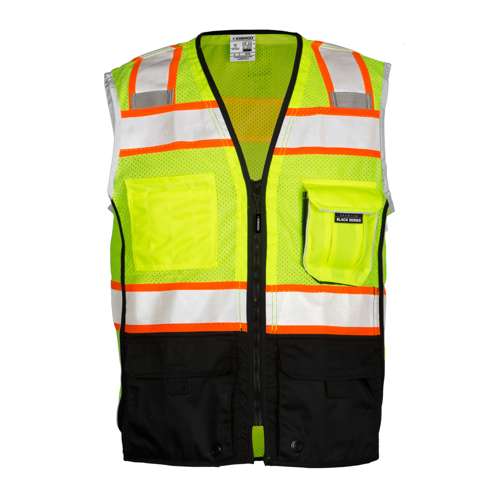 1515 Premium Black Series Black Bottom Vest