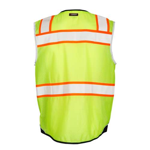 Kishigo 1515 Premium Black Series Black Bottom Vest - Safety Vest