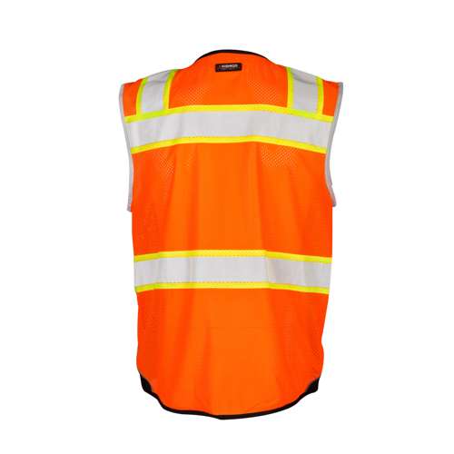 Kishigo 1516 Premium Black Series Black Bottom Vest - Safety Vest