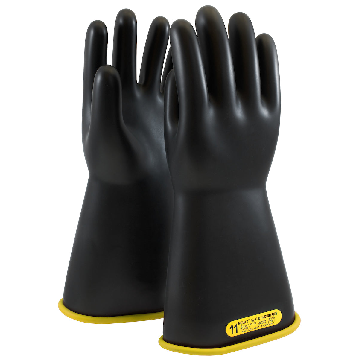 0152-2-14 Class 2 Rubber Insulating Glove with Straight Cuff - 14"