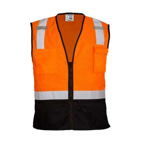 1529 Black Bottom Mesh Vest
