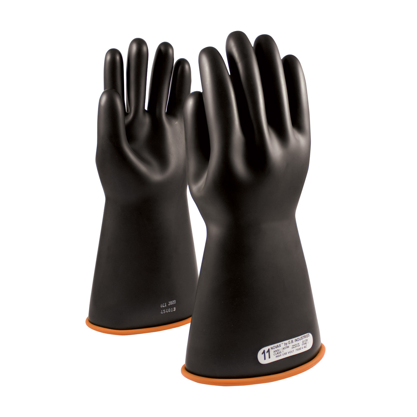 0155-1-14 Class 1 Rubber Insulating Glove with Straight Cuff - 14"