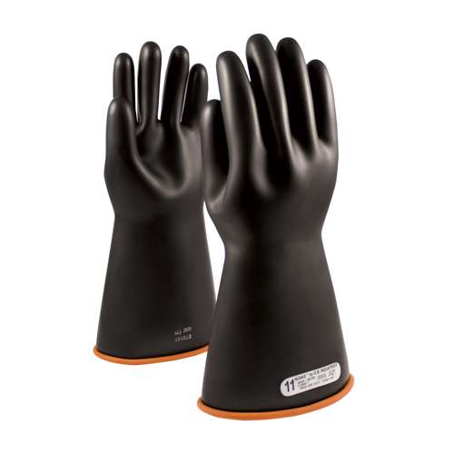 0155-1-14 Class 1 Rubber Insulating Glove with Straight Cuff - 14"