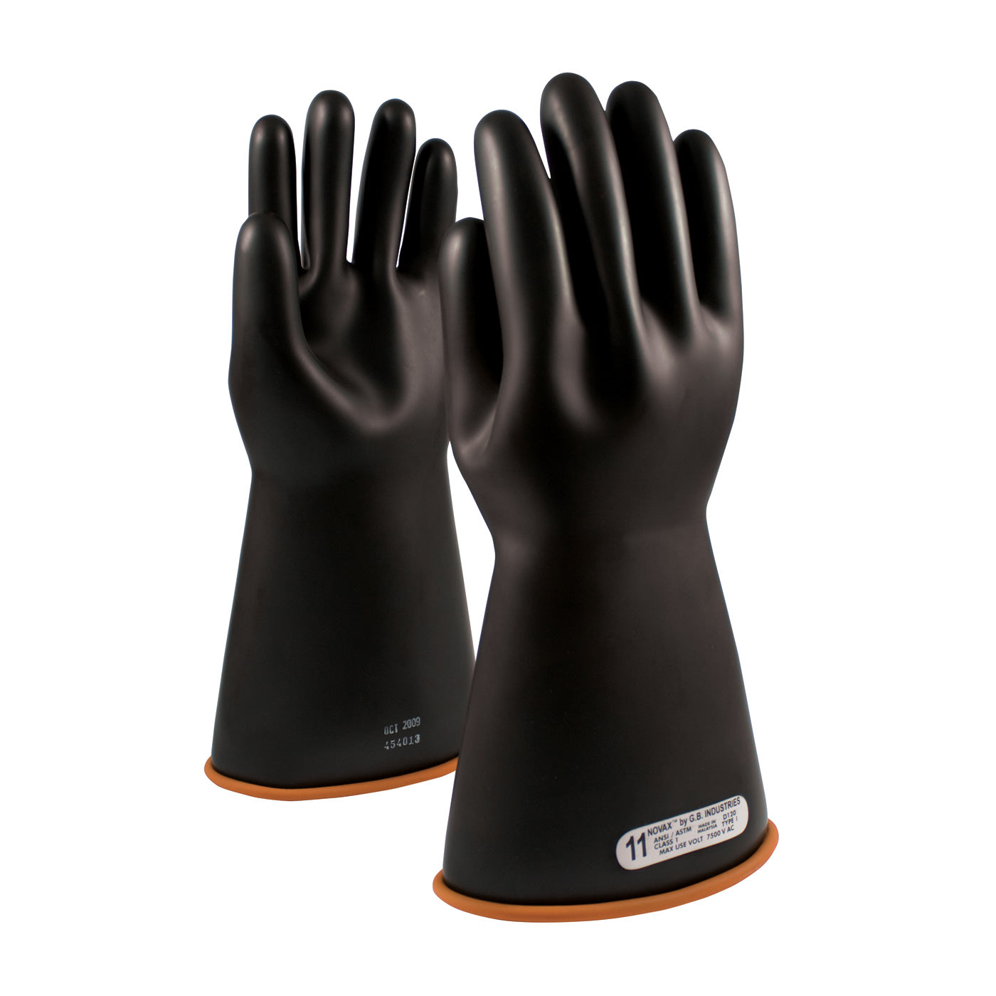0155-1-16 Class 1 Rubber Insulating Glove with Straight Cuff - 16"