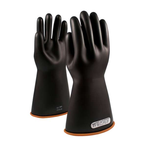 0155-1-16 Class 1 Rubber Insulating Glove with Straight Cuff - 16"