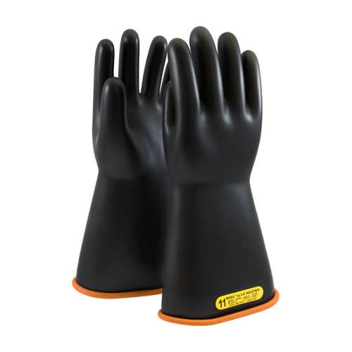 0155-2-14 Class 2 Rubber Insulating Glove with Straight Cuff - 14"