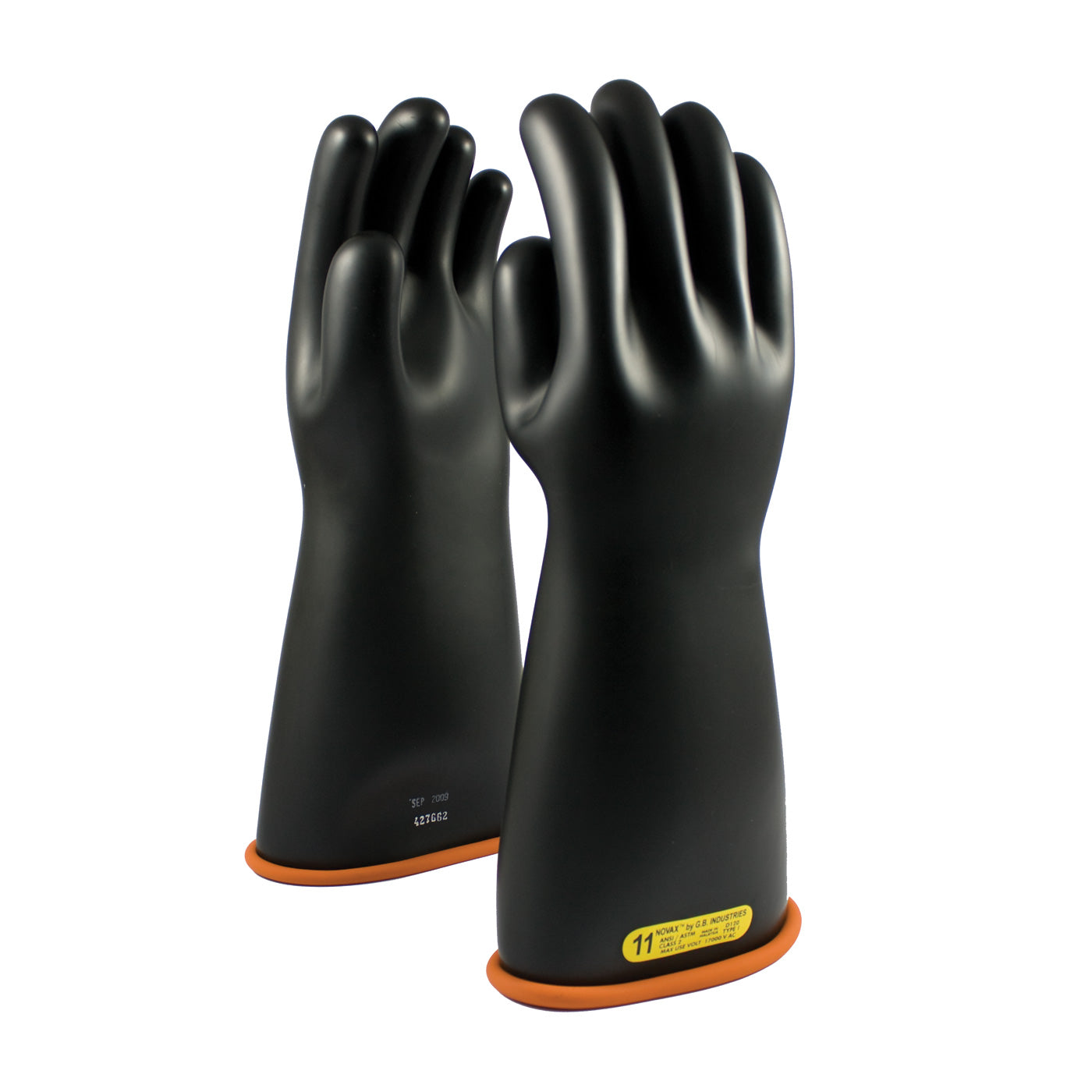 0155-2-16 Class 2 Rubber Insulating Glove with Straight Cuff - 16"