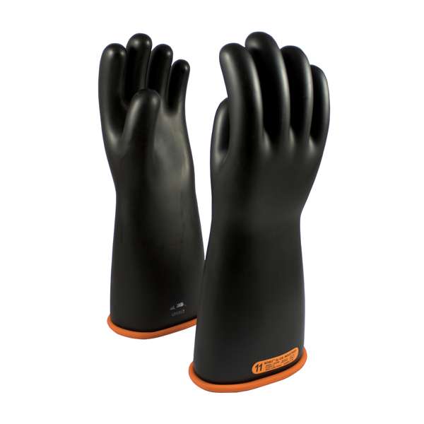 0155-4-16 Class 4 Rubber Insulating Glove with Straight Cuff - 16"