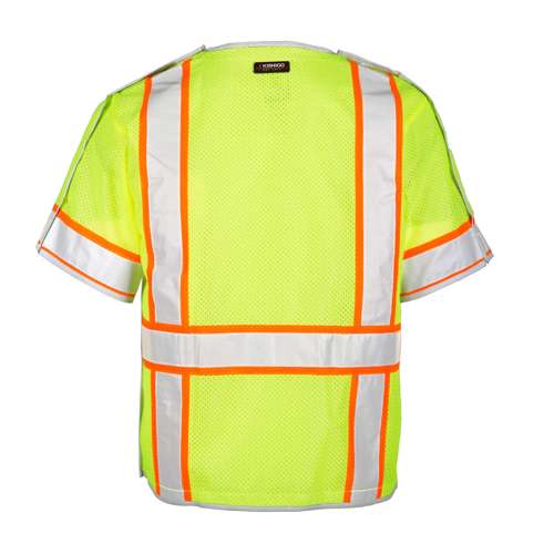 Kishigo 1552 Premium Brilliant Series Breakaway Class 3 Vest ANSI Class 3 - Safety Vest