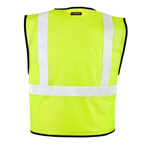 Kishigo 1571 Hook & Loop Mesh Vest - Economy - Safety Vest