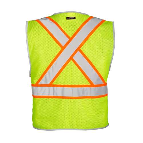 Kishigo 1576 Premium Brilliant Series X Back Dual Compliant Vest - Safety Vest