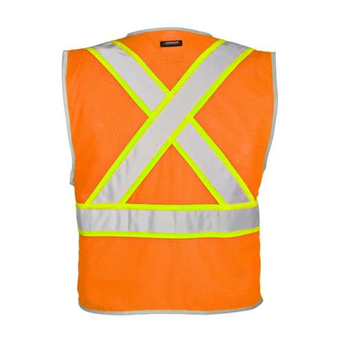 Kishigo 1577 Premium Brilliant Series X Back Dual Compliant Vest - Safety Vest