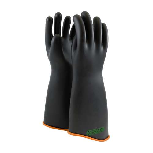 0158-3-18 Class 3 Rubber Insulating Glove with Contour Cuff - 18"