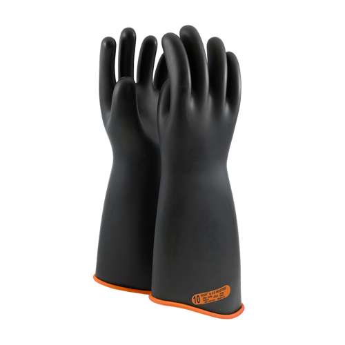 0158-4-18 Class 4 Rubber Insulating Glove with Contour Cuff - 18"
