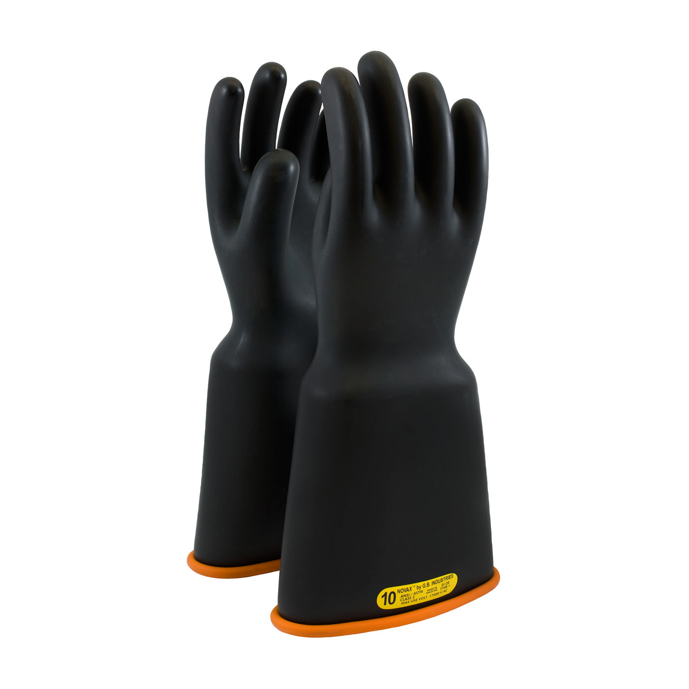 0159-2-16 Class 2 Rubber Insulating Glove with Bell Cuff - 16"