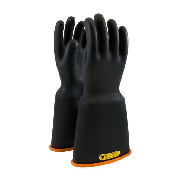 0159-2-16 Class 2 Rubber Insulating Glove with Bell Cuff - 16"