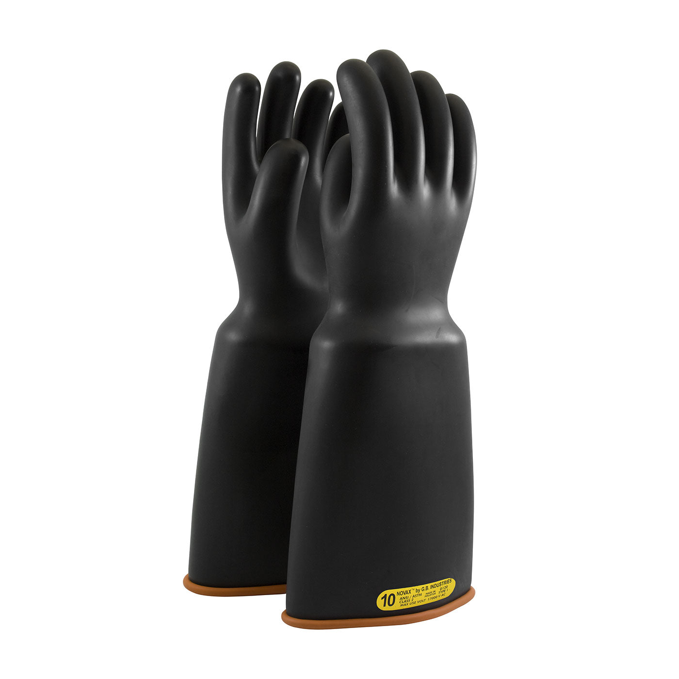0159-2-18 Class 2 Rubber Insulating Glove with Bell Cuff - 18"