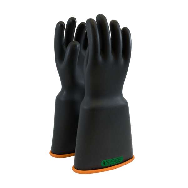 0159-3-16 Class 3 Rubber Insulating Glove with Bell Cuff - 16"