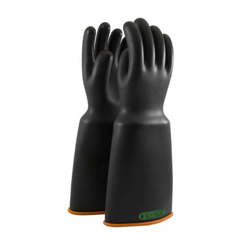 0159-3-18 Class 3 Rubber Insulating Glove with Bell Cuff - 18"