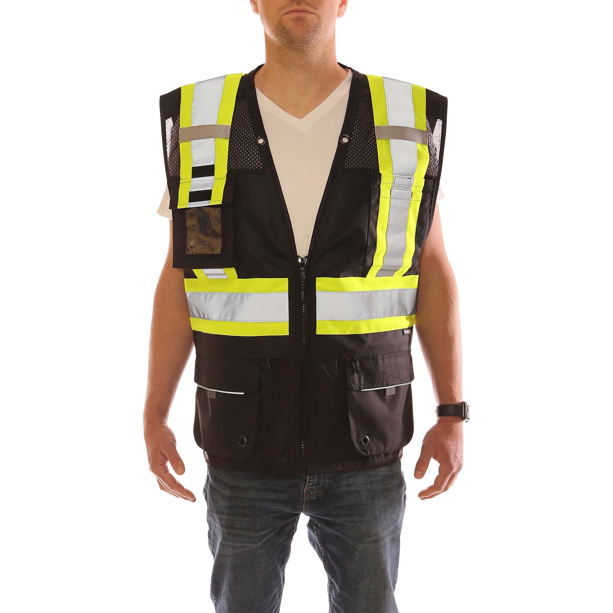 V73843C Tingley®            Class 1 Heavy Duty X-Back Surveyor Vest