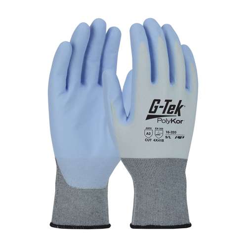 16-320 Seamless Knit PolyKor™ X7™ Blended Glove with NeoFoam® Coated Grip on Palm & Fingers - Touchscreen