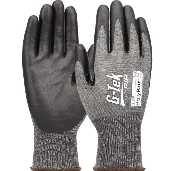 16-328 Seamless Knit PolyKor® Blended Glove with Foam Nitrile Coated Grip on Palm & Fingers - Touchscreen