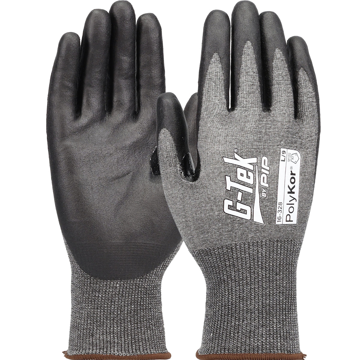 16-328 Seamless Knit PolyKor® Blended Glove with Foam Nitrile Coated Grip on Palm & Fingers - Touchscreen