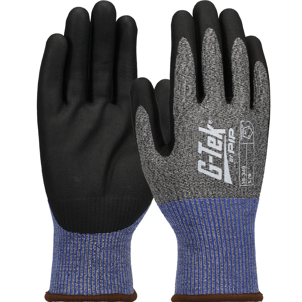 16-349 Seamless Knit PolyKor® Blended Glove with Foam Nitrile Coated Grip on Palm & Fingers - Touchscreen