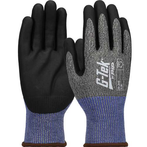 16-349 Seamless Knit PolyKor® Blended Glove with Foam Nitrile Coated Grip on Palm & Fingers - Touchscreen