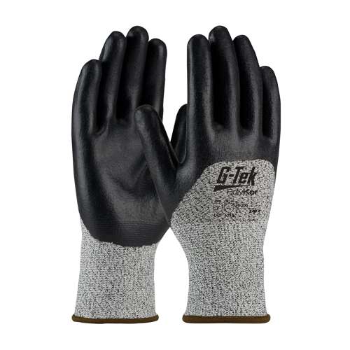 16-355 Seamless Knit PolyKor® Blended Glove with Foam Nitrile Coated Grip on Palm, Fingers & Knuckles
