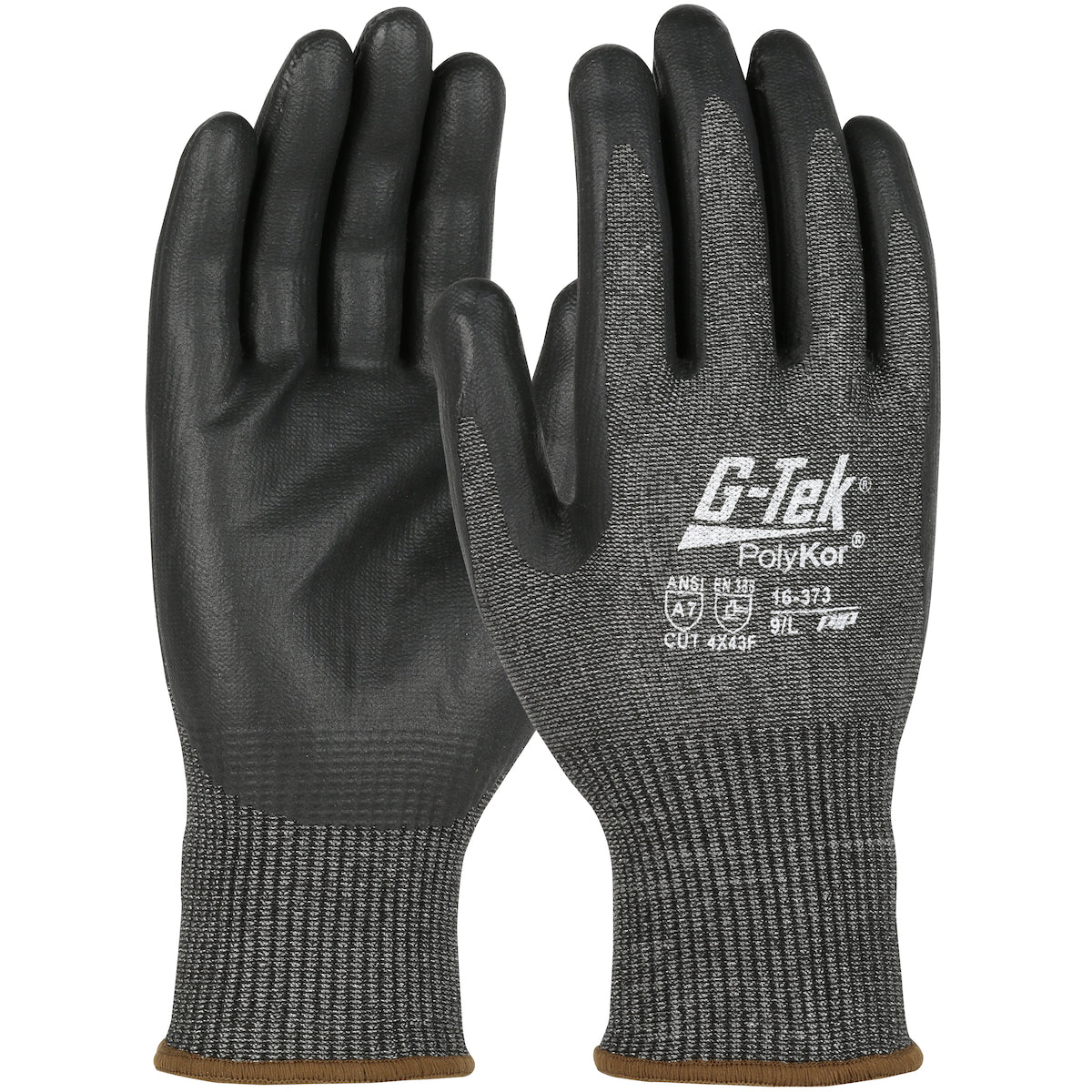 16-373 Seamless Knit PolyKor® Blended Glove with Foam Nitrile Coated Grip on Palm & Fingers – Touchscreen