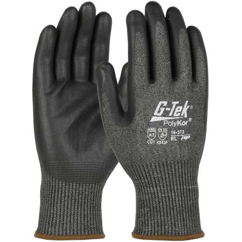 16-373 Seamless Knit PolyKor® Blended Glove with Foam Nitrile Coated Grip on Palm & Fingers – Touchscreen