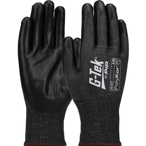 16-377 Seamless Knit PolyKor® X7™ Blended Glove with NeoFoam® Coated Grip on Palm & Fingers - Touchscreen