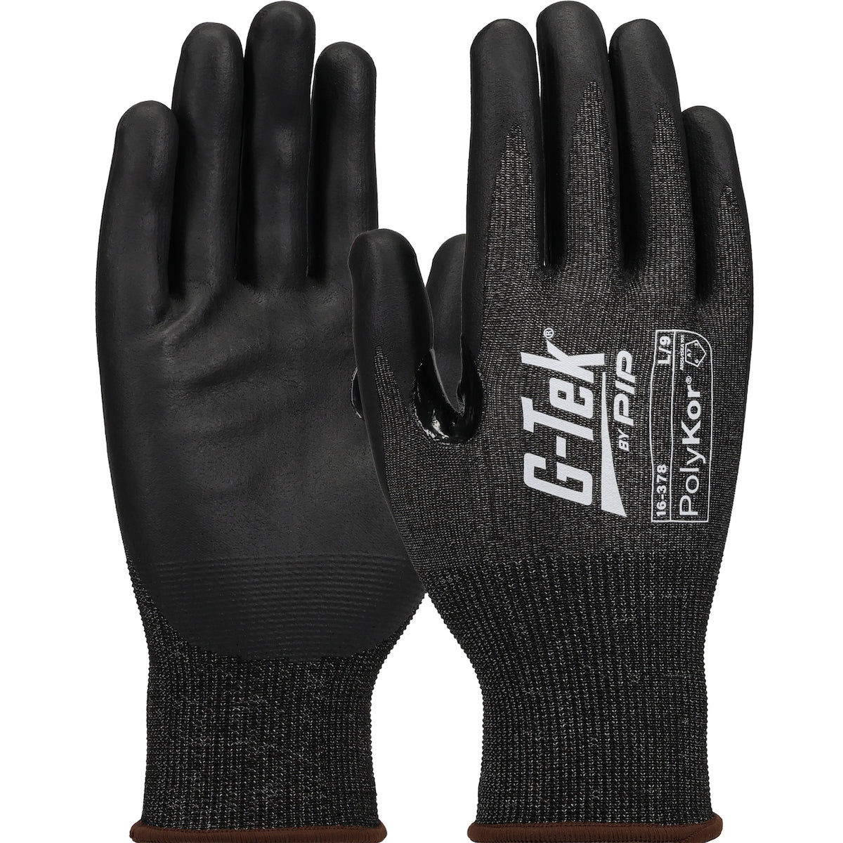 16-378 Seamless Knit PolyKor® X7™ Blended Glove with Foam Nitrile Coated Grip on Palm & Fingers - Touchscreen