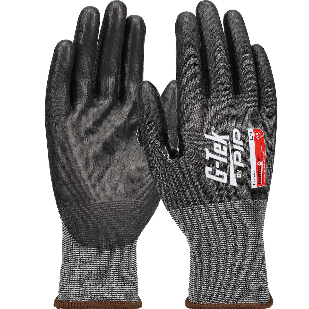 16-541 Seamless Knit PolyKor® Blended Glove with Polyurethane Coated Flat Grip on Palm & Fingers - 21 Gauge - Touchscreen