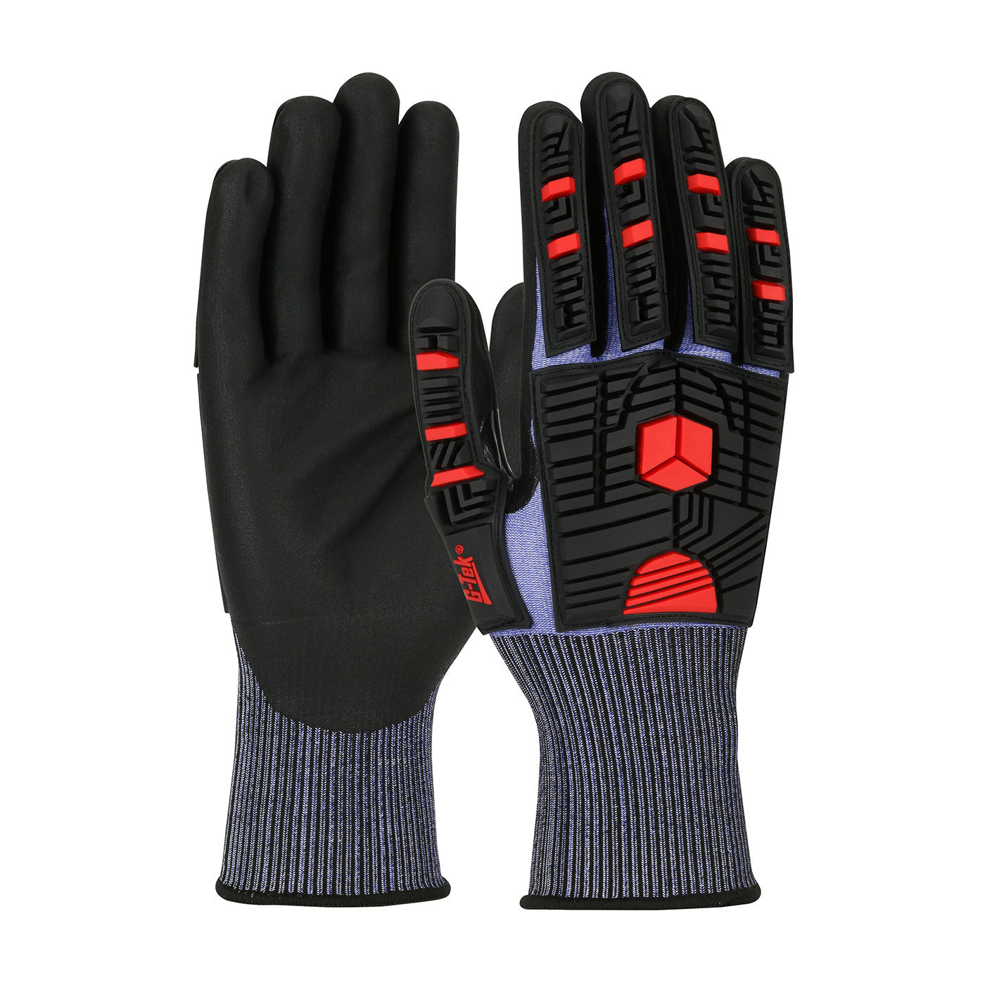 16-MP585 Seamless Knit PolyKor® X7™ Blended Glove with Impact Protection and NeoFoam® Coated Palm & Fingers
