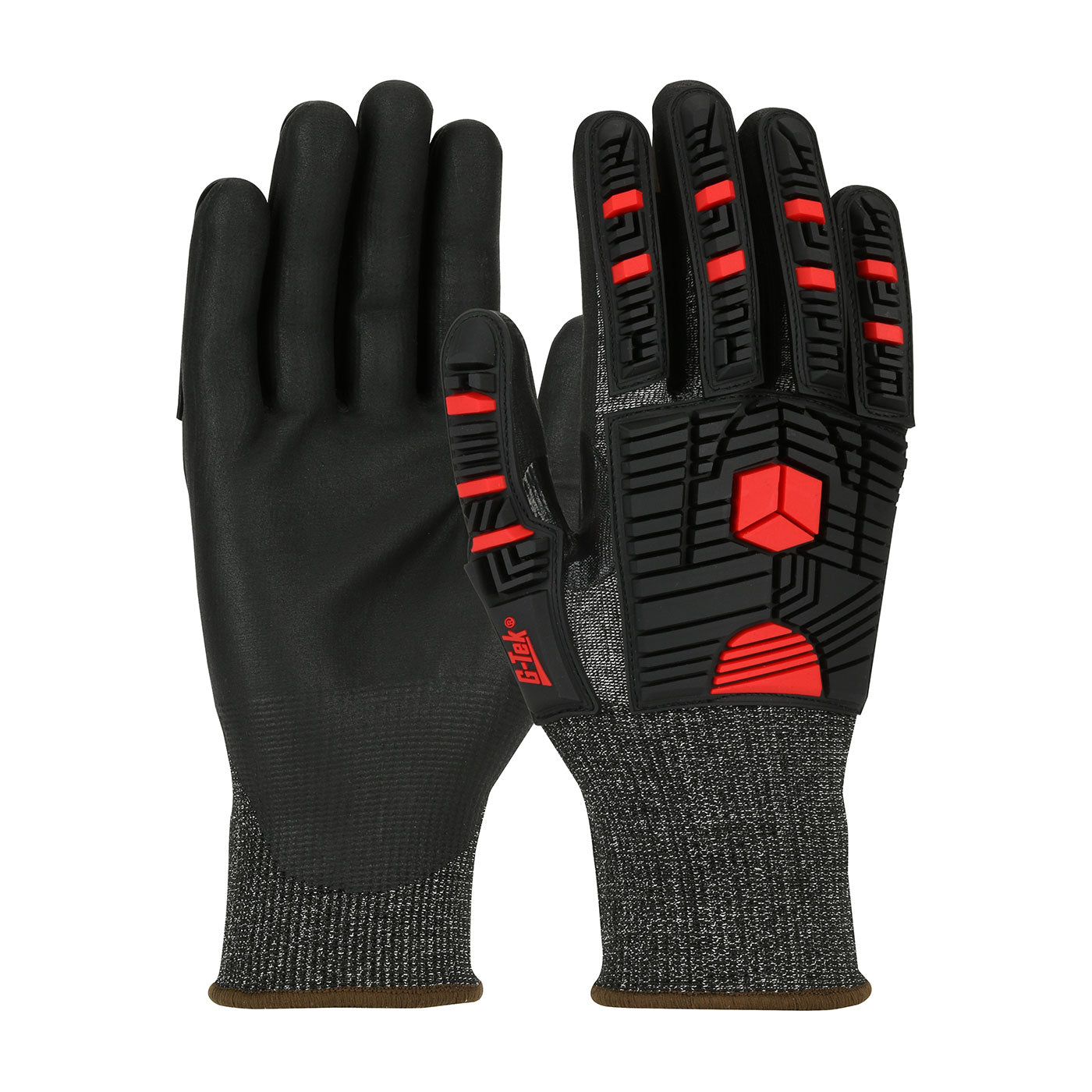 16-MP785 Seamless Knit PolyKor® X7™ Blended Glove with Impact Protection and NeoFoam® Coated Palm & Fingers