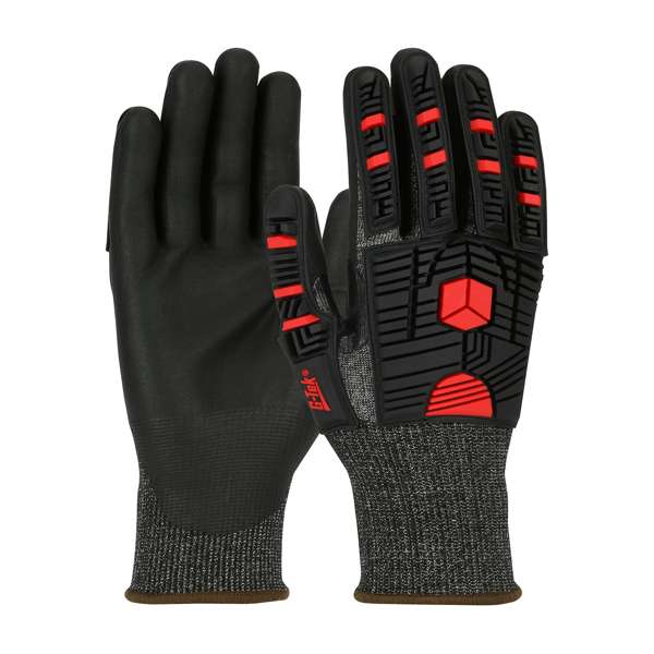 16-MP785 Seamless Knit PolyKor® X7™ Blended Glove with Impact Protection and NeoFoam® Coated Palm & Fingers