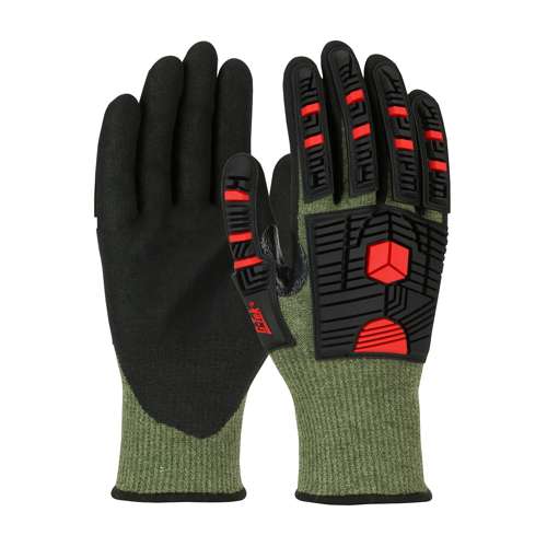 16-MP935 Seamless Knit PolyKor® X7™ Blended Glove with Impact Protection and NeoFoam® MicroSurface Grip on Palm & Fingers