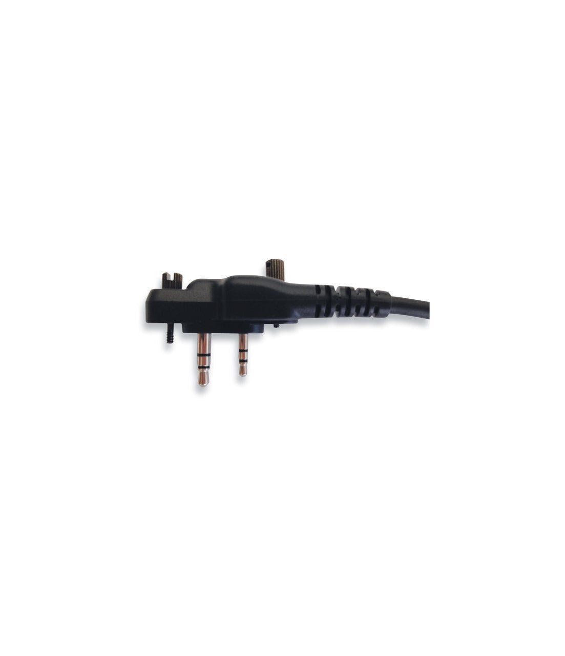 ICOM 2-pin 2-way radio cable with PTT for attachment to Sensear SM1P02 & SM1B02 Headsets