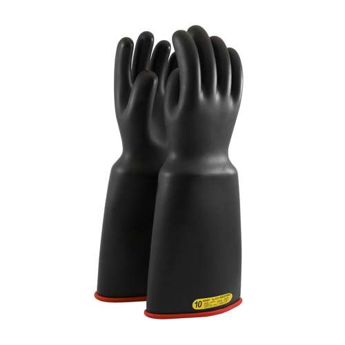 0161-2-18 Class 2 Rubber Insulating Glove with Bell Cuff - 18"