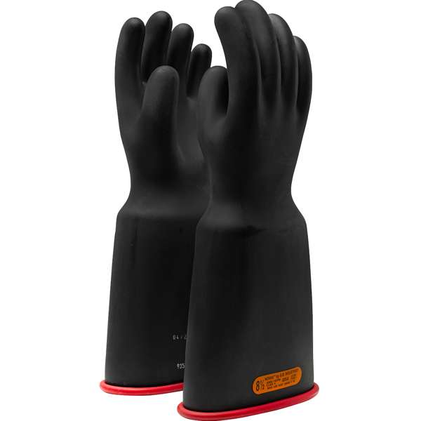 0161-4-16 Class 4 Rubber Insulating Glove with Bell Cuff - 16"