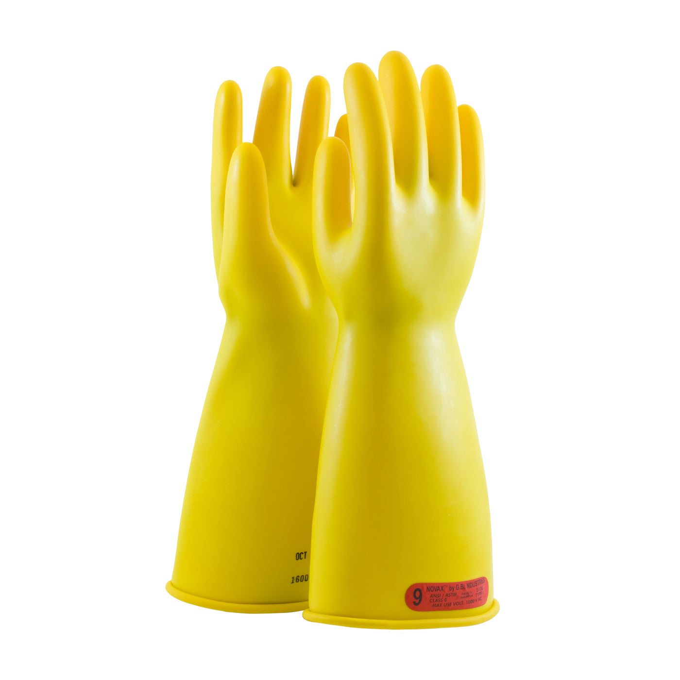 170-0-14 Class 0 Rubber Insulating Glove with Straight Cuff - 14"