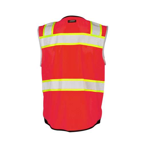 Kishigo 1715 Premium Black Series Black Bottom Vest - Safety Vest